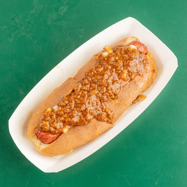 Chili Cheese Dog.